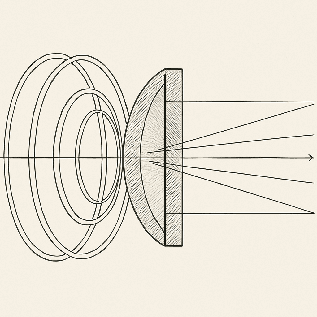Abstract optical visual representing Burakorn Vision.